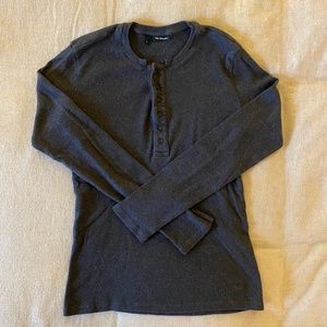 The Kooples Gray Long Sleeve Shirt
